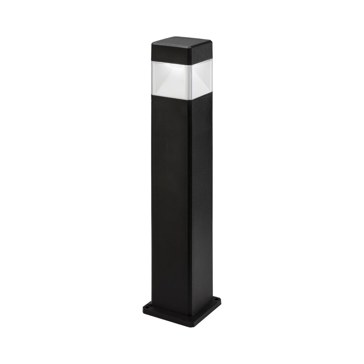 Knightsbridge Polycarbonate Moulded Bollard CCT Adjustable - Black Bollard Lights Knightsbridge