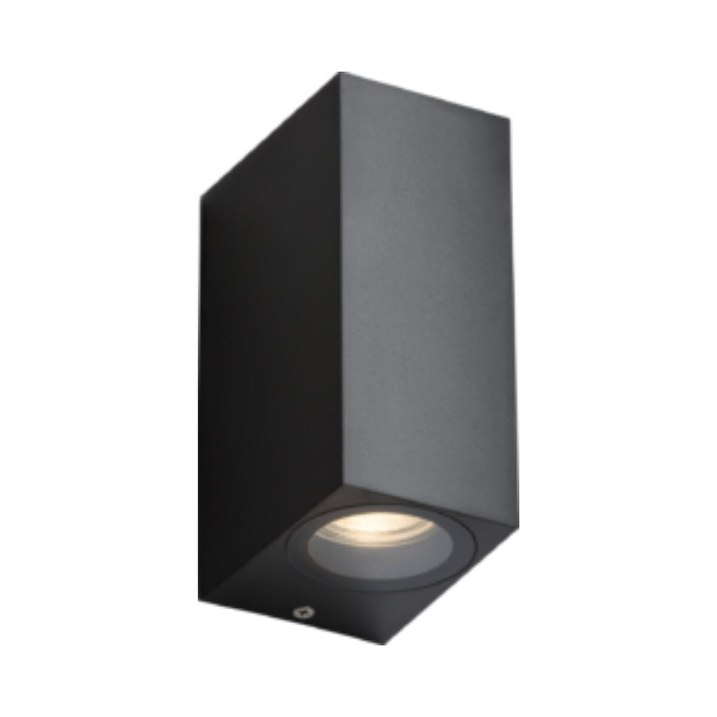 Knightsbridge Polycarbonate Up/Down Wall Light - Black