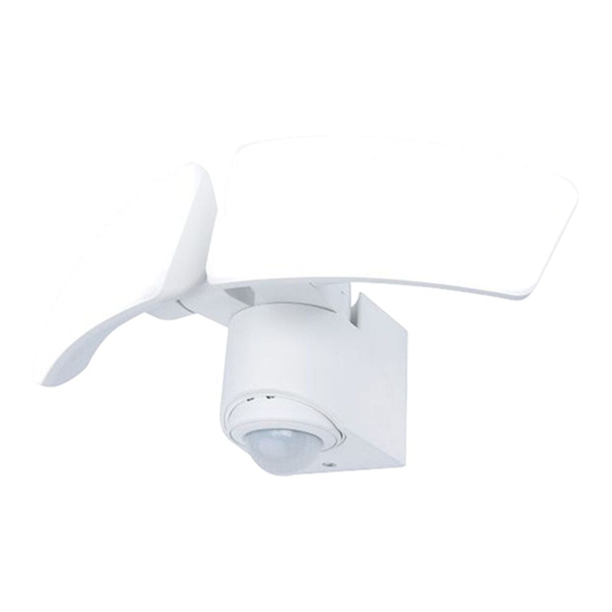 Libra Wall Light With PIR - White Wall Lights Lutec