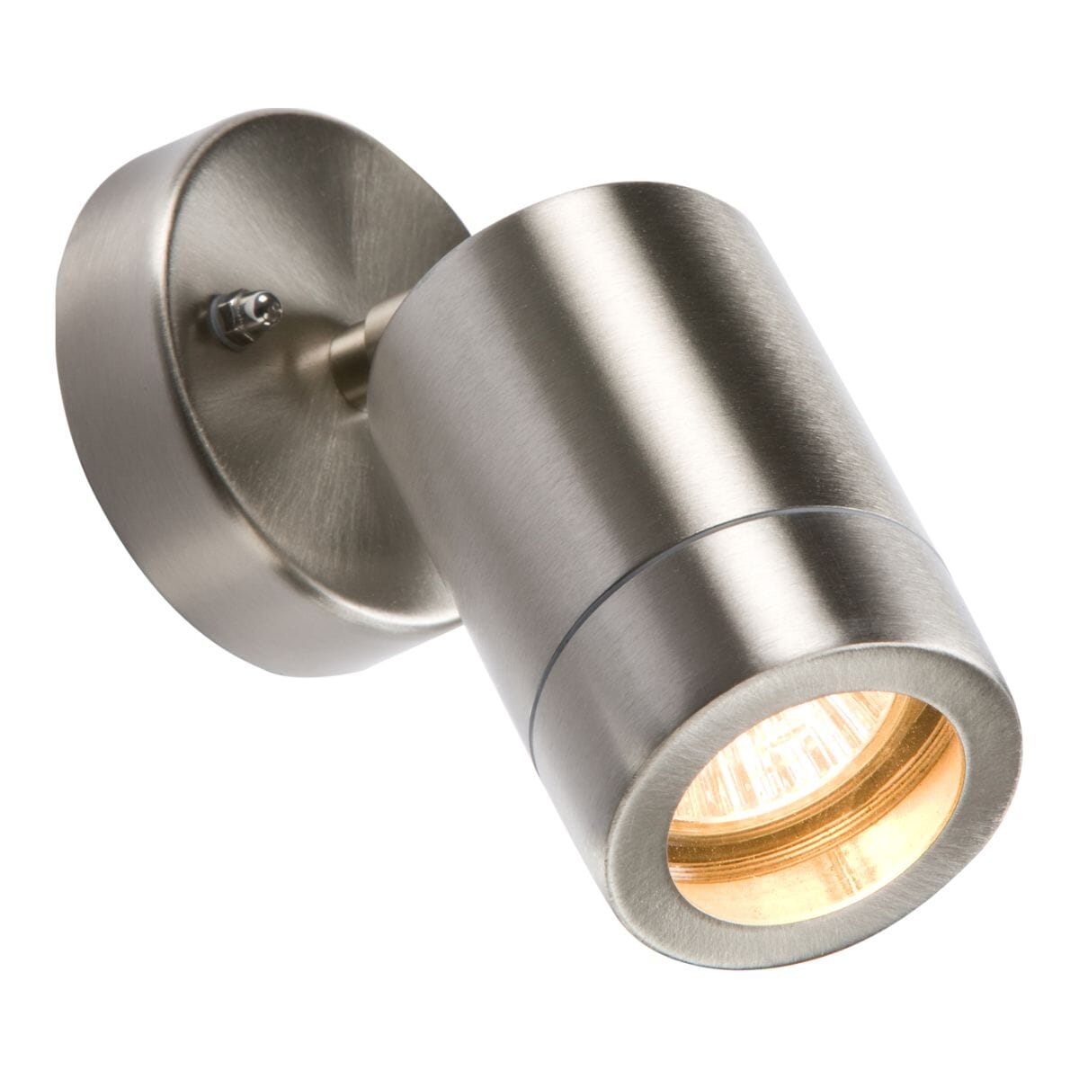 Lightweight Stainless Steel Adjustable Wall Light - Stainless Steel Wall Lights Knightsbridge