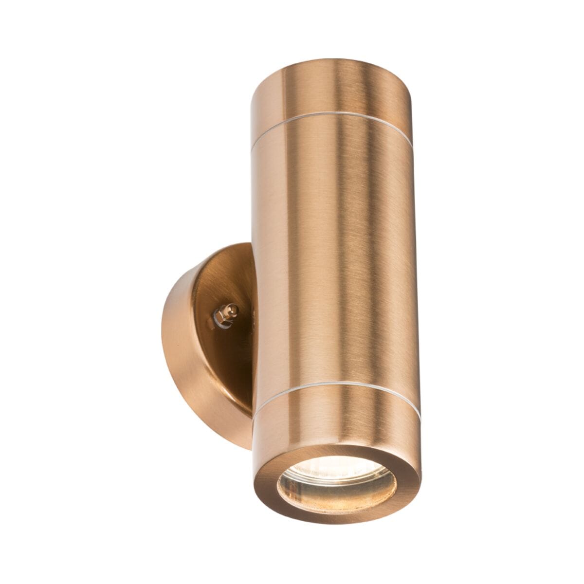Lightweight Up and Down Wall Light - Copper Wall Lights Knightsbridge