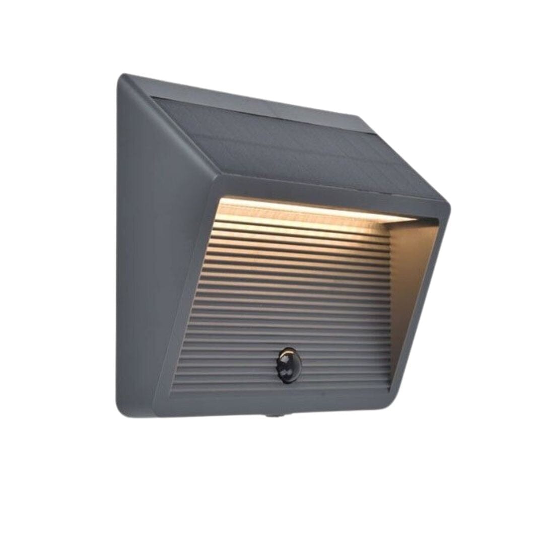 Linko Wall with PIR Sensor - Dark Grey 5 Solar Lights Lutec