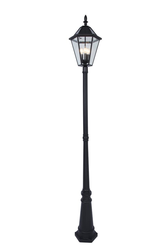 London Solar Lamp Post Lamp Post Lights Lutec 