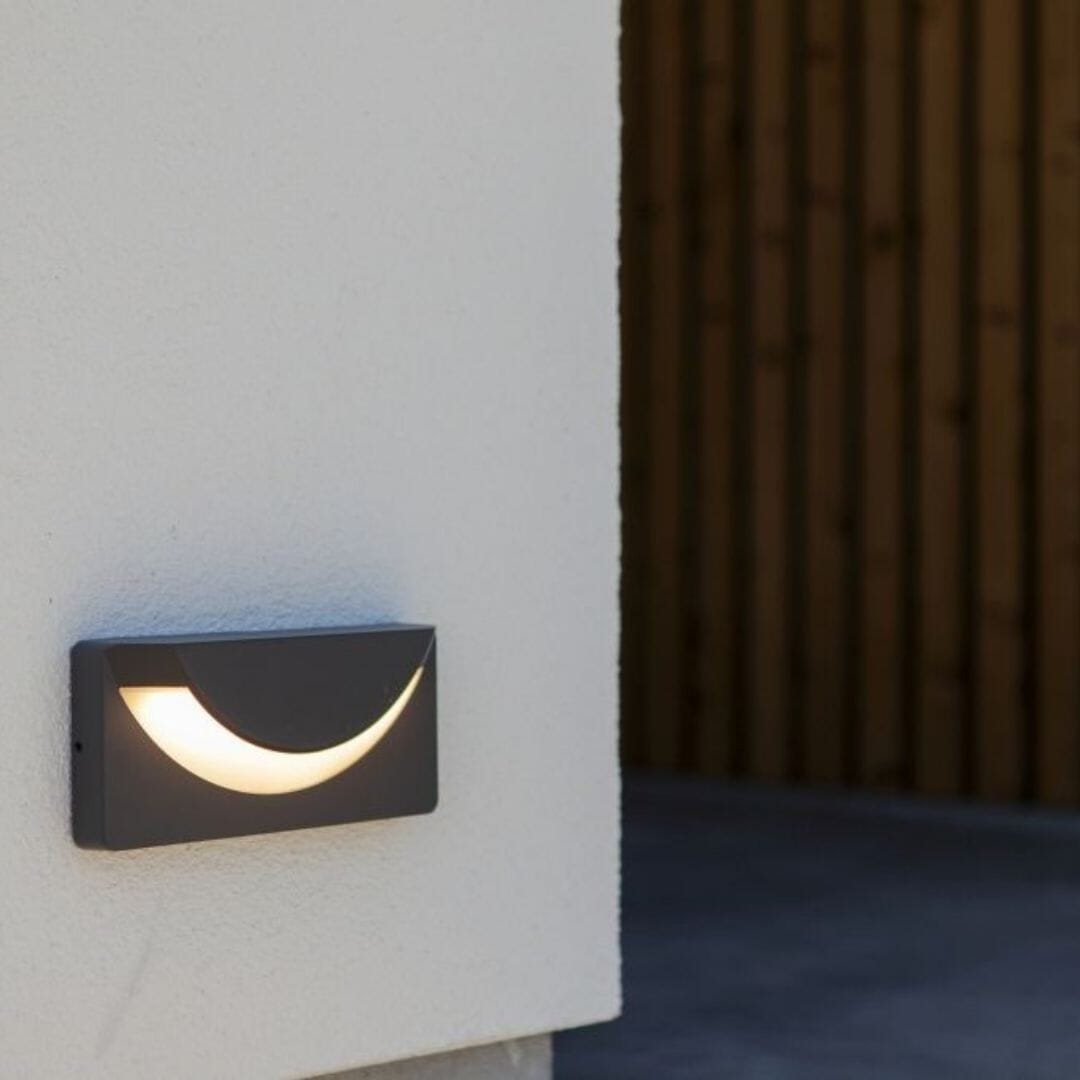 Lups Wall Light - Dark Grey Wall Lights Lutec