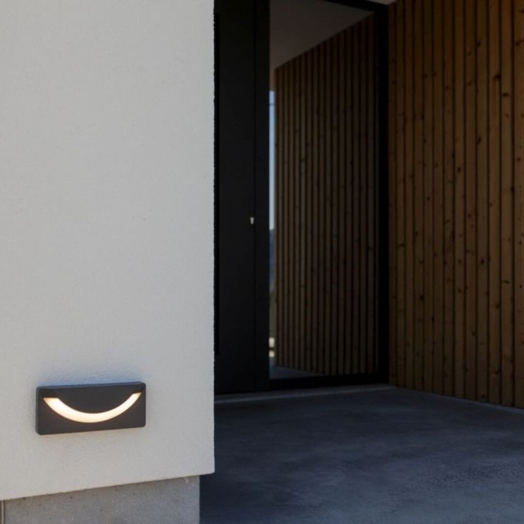 Lups Wall Light - Dark Grey Wall Lights Lutec