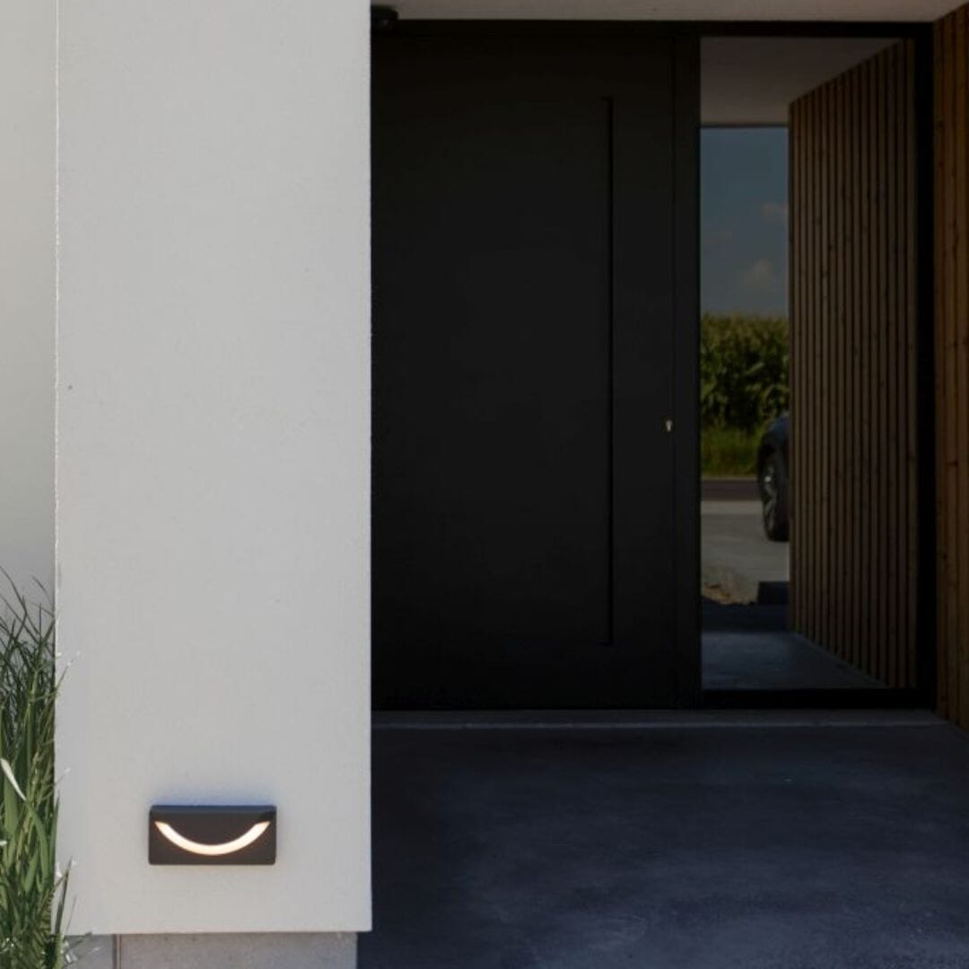 Lups Wall Light - Dark Grey Wall Lights Lutec