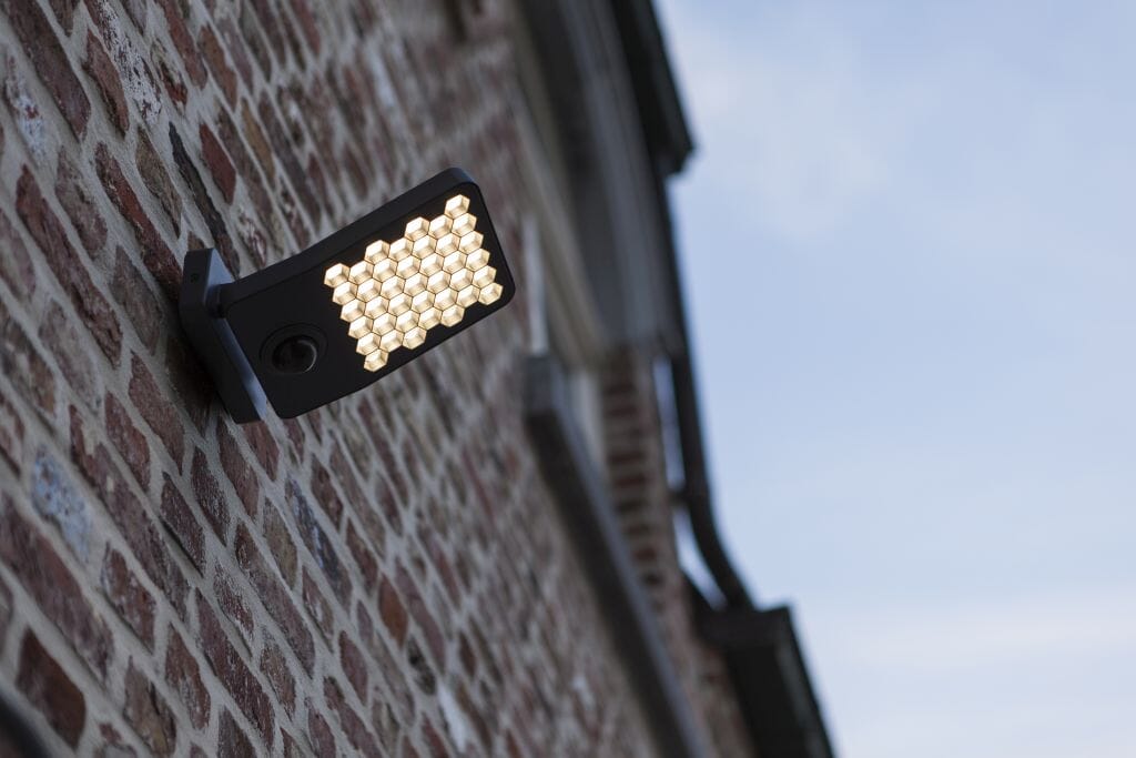 Lutec Atlantis 14W LED Outdoor Wall Flood Light with PIR Sensor 4000K - Dark Grey Security Lights Lutec 