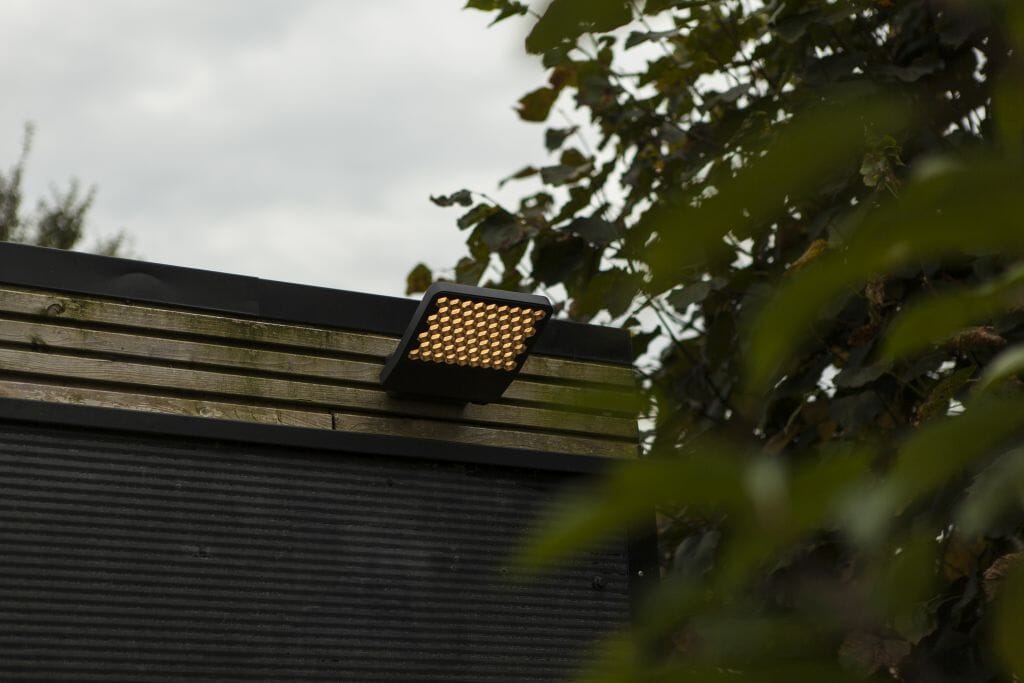 Lutec Atlantis 24W LED Outdoor Wall Flood Light 4000K - Dark Grey Flood Lights Lutec 