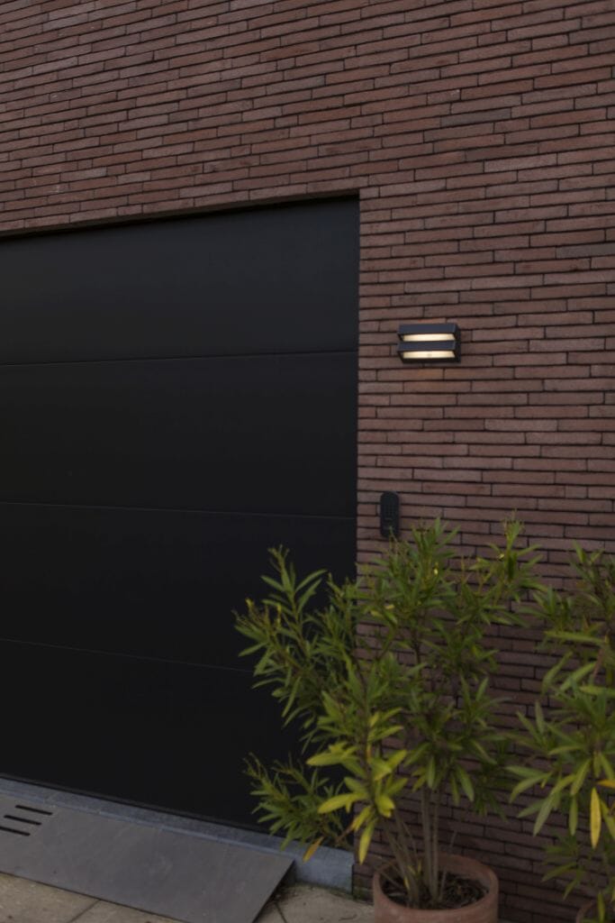 Lutec Barlo 8.2W Solar LED Wall Light with PIR Sensor 4000K - Dark Grey Wall Lights Lutec 