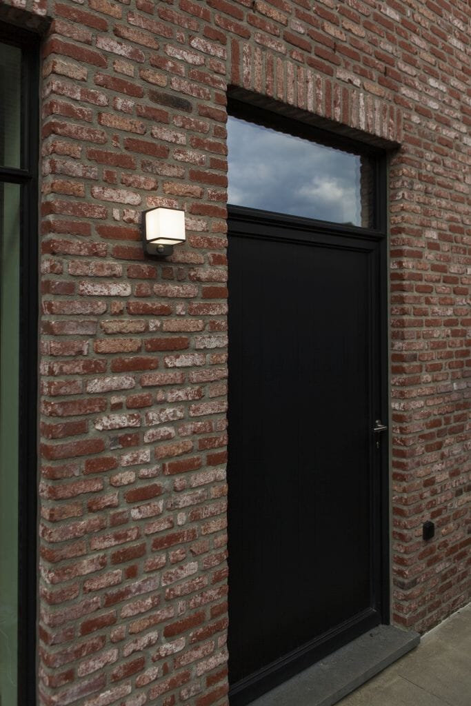 Lutec Doblo 14W LED Outdoor Wall Light with PIR Sensor 4000K - Dark Grey Wall Lights Lutec 