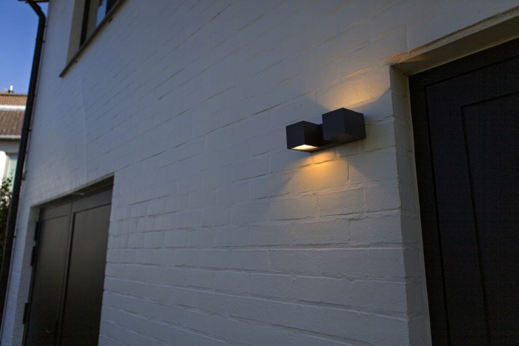 Lutec Fari 10W LED Outdoor Wall Light 3000K - Dark Grey Wall Lights Lutec 