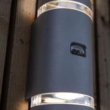 Lutec Focus Outdoor Wall Light Anthracite - Dark Grey Segment Lutec 