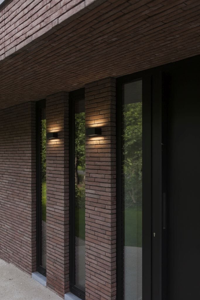 Lutec Gemini 8.8W LED Brick Light 3000K - Matt Black Guide Lights Lutec 