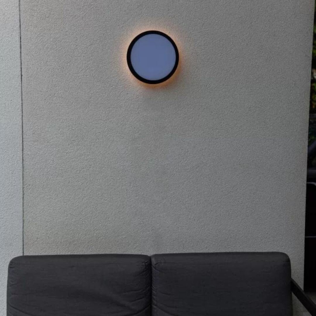 Lutec Goleta Outdoor Wall & Ceiling Light LED - Black Ceiling Lights Lutec