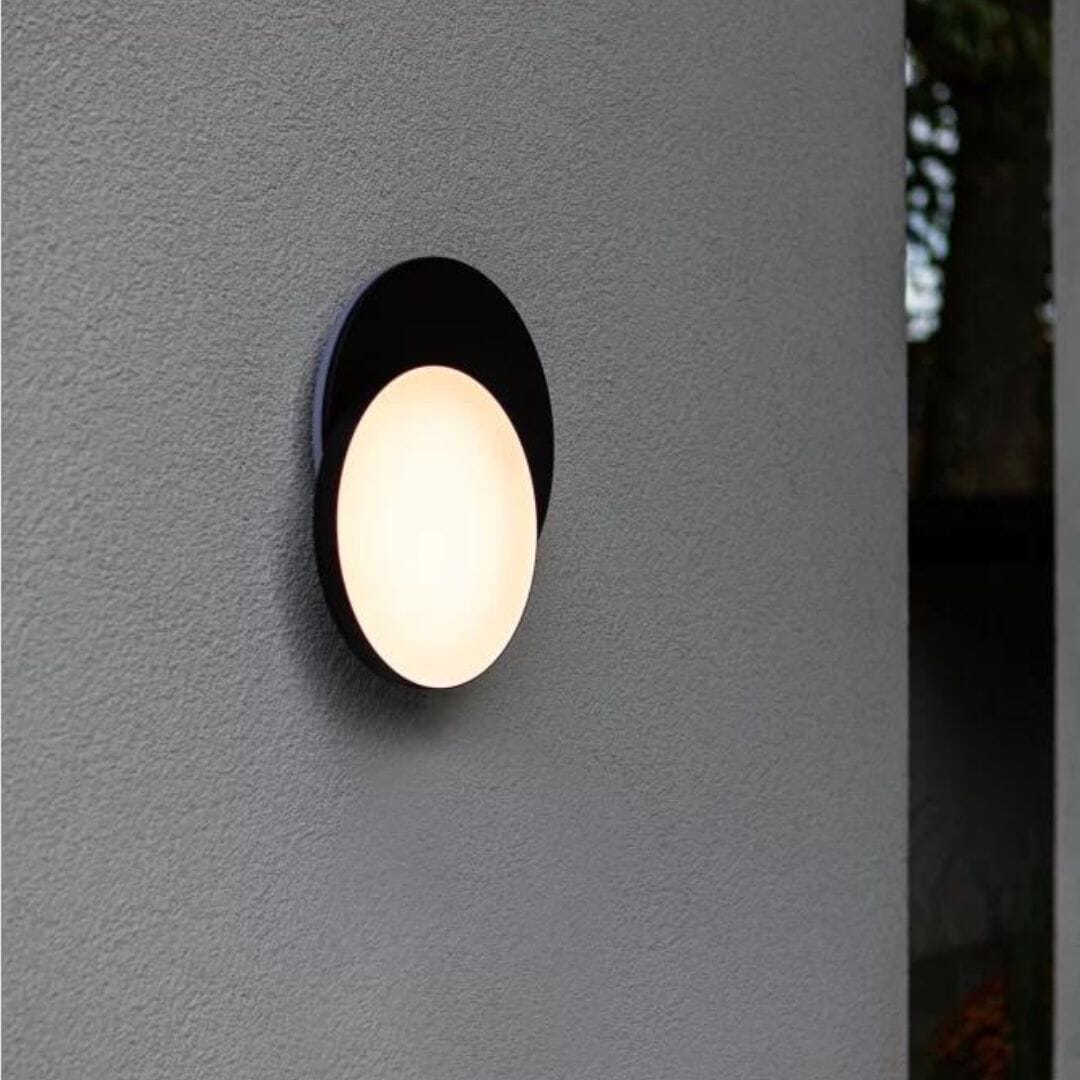 Lutec Goleta Outdoor Wall & Ceiling Light LED - Black Ceiling Lights Lutec 