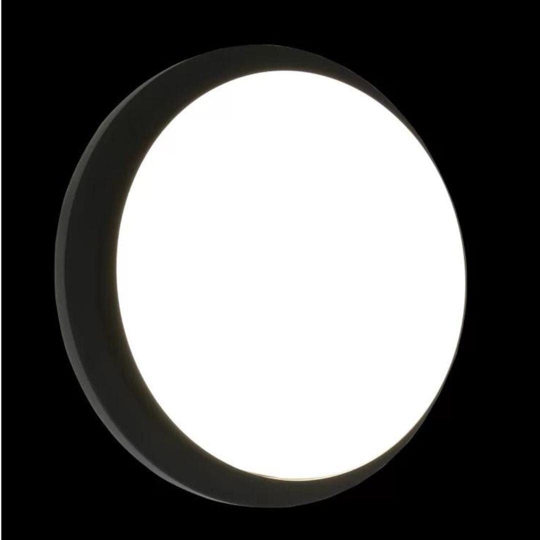Lutec Goleta Outdoor Wall & Ceiling Light LED - Black Ceiling Lights Lutec