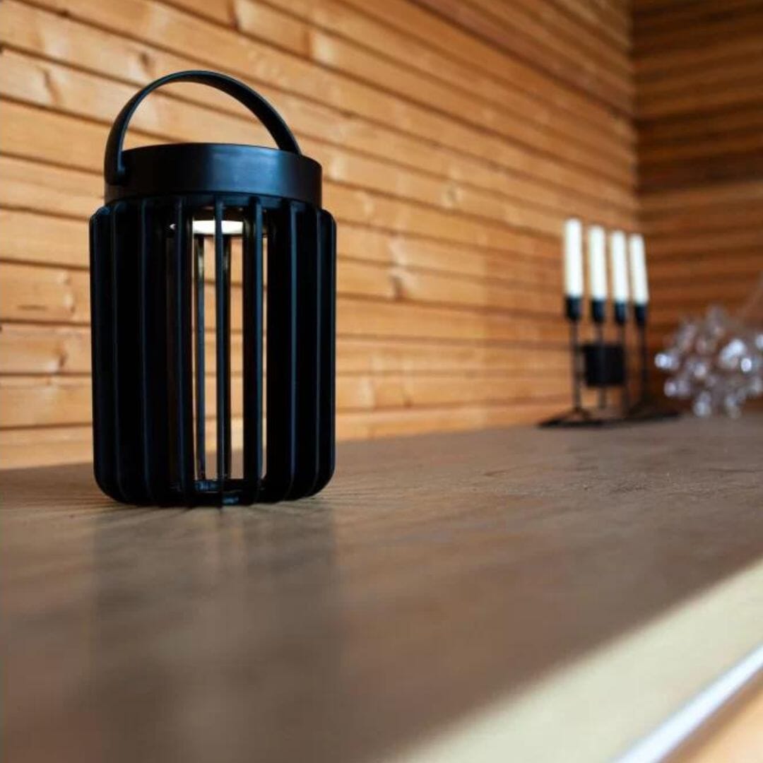 Lutec Kozy Portable Solar Lights LED - Black Solar Lights Lutec
