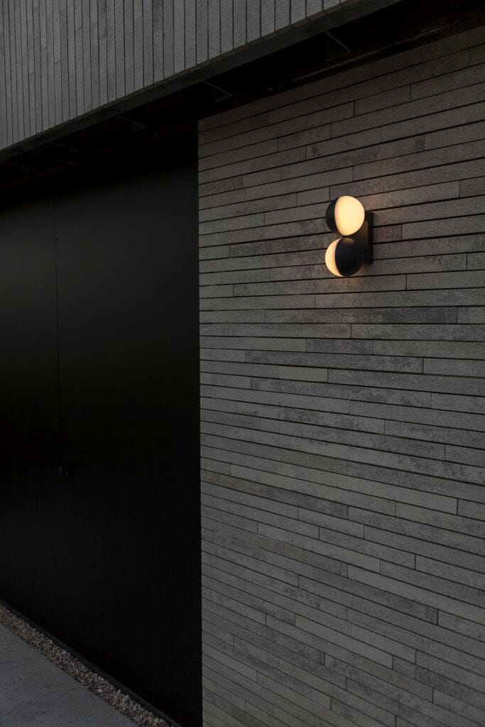 Lutec Looma 15.6W LED Outdoor Wall Light 3000K - Dark Grey Wall Lights Lutec 