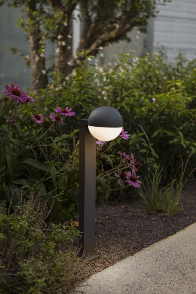 Lutec Looma Outdoor Post Light - Dark Grey Lamp Post Lights Lutec 