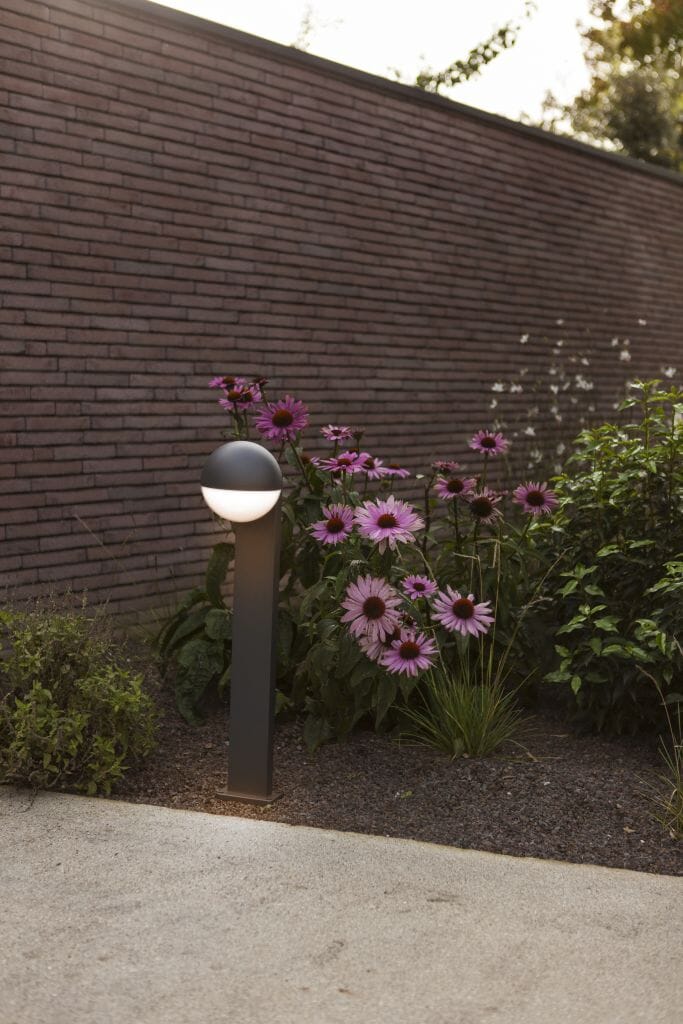 Lutec Looma Outdoor Post Light - Dark Grey Lamp Post Lights Lutec 