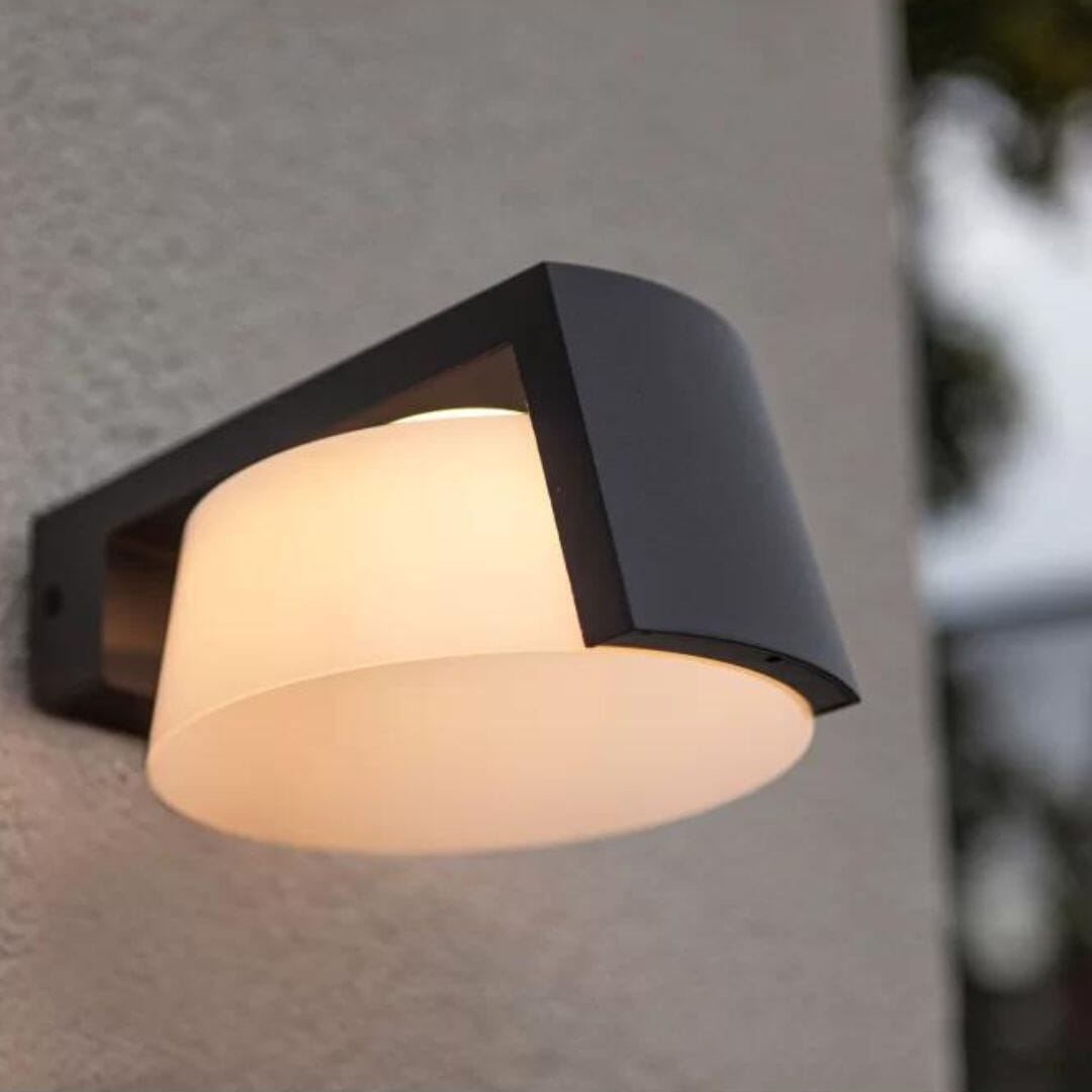 Lutec Moon Outdoor Wall Light LED Wall Lights Lutec