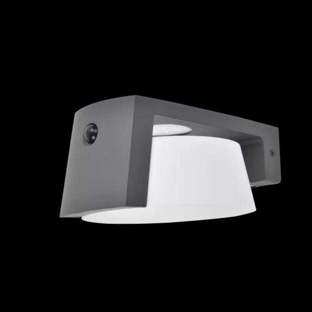 Lutec Moon Solar Wall PIR lights LED Wall Lights Lutec
