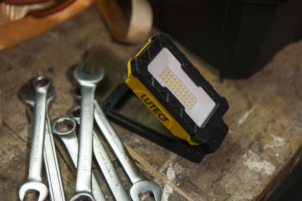 Lutec Peni 2W Rechargeable LED Work Light 4000K - Yellow Portable Lights Lutec 