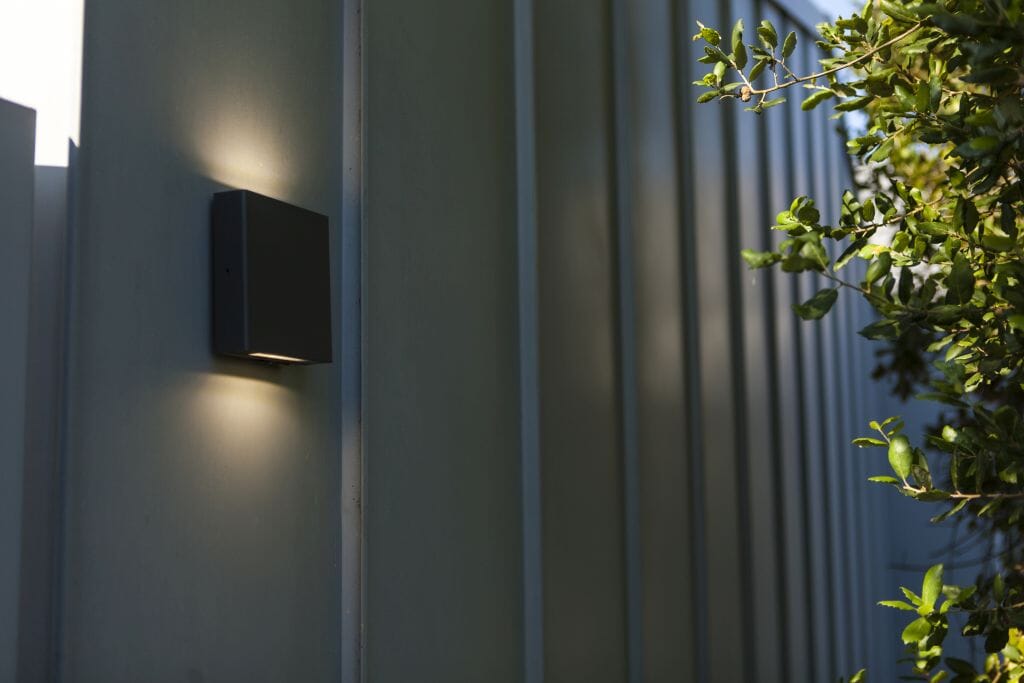 Lutec Pili 8.5W LED Outdoor Wall Light 4000K - Dark Grey Wall Lights Lutec 