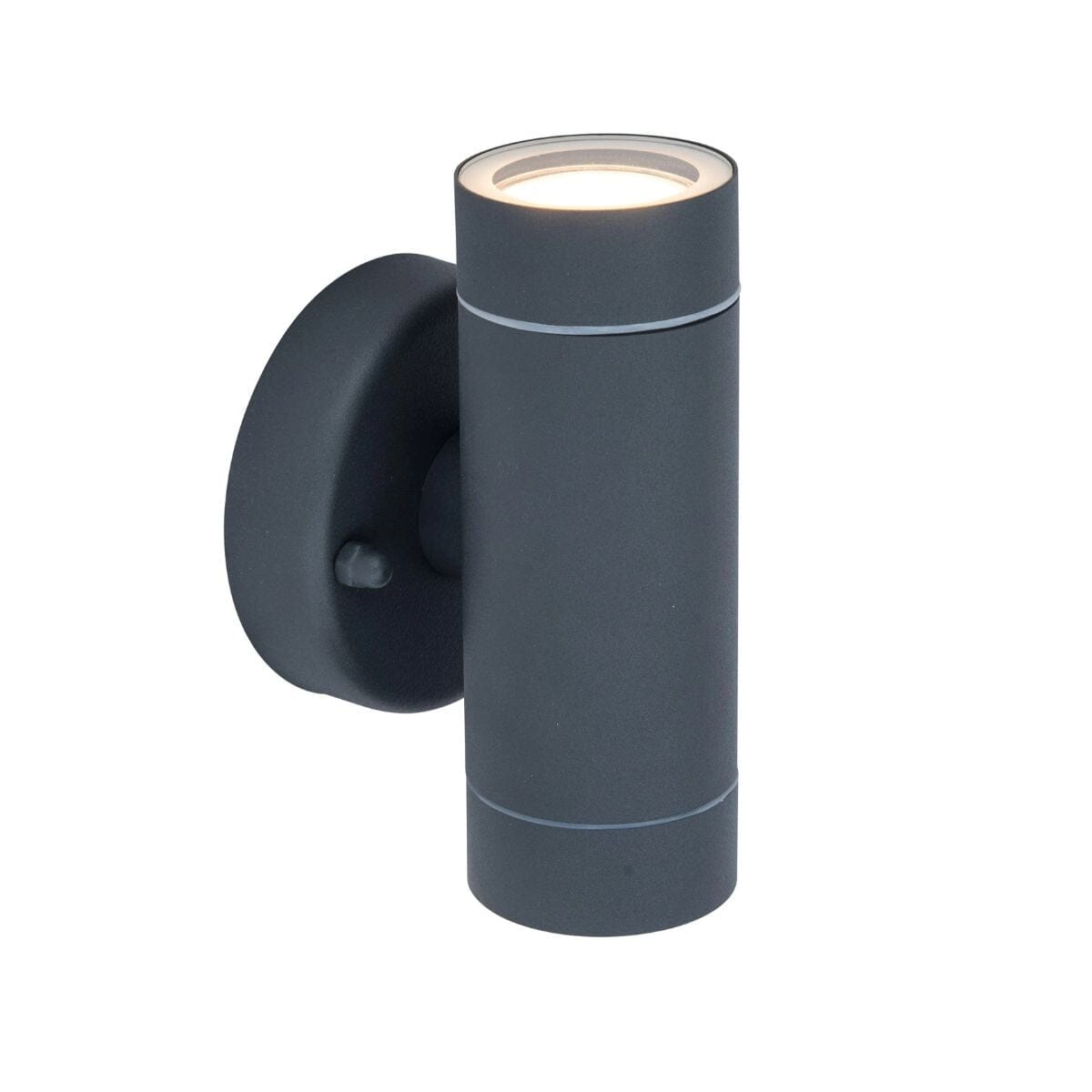 Lutec Rado 2 X GU10 Up & Down Outdoor Wall Light - Black Wall Lights Lutec 