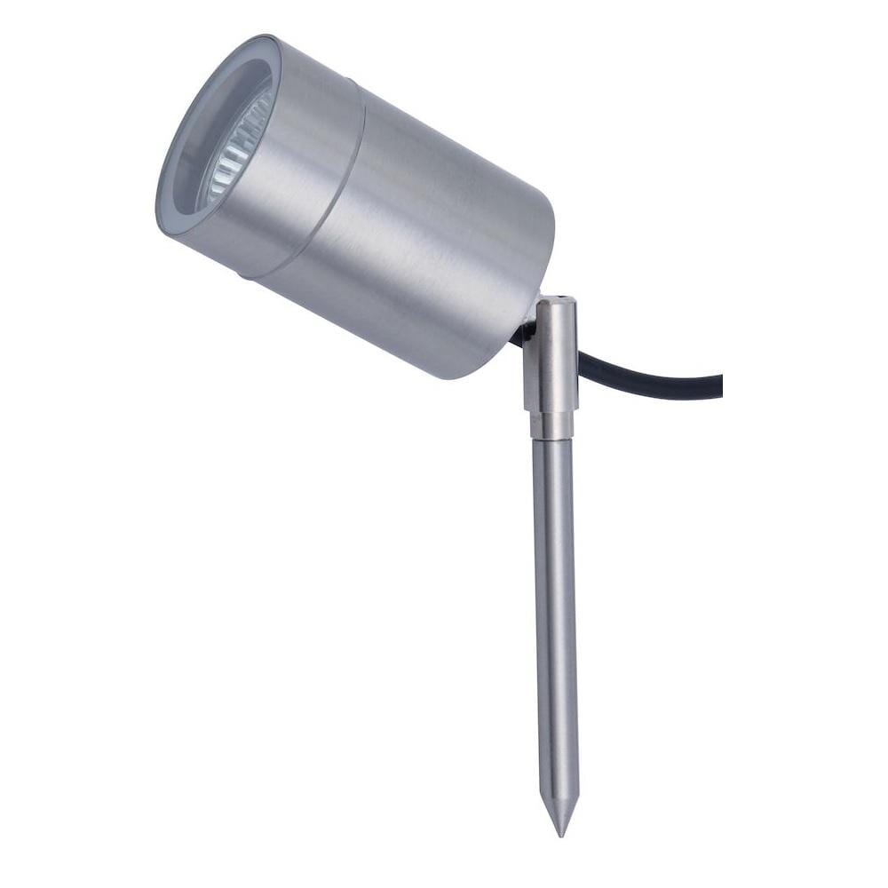 Lutec Rado GU10 Outdoor Spike Light - Stainless Steel Spike Lights Lutec 