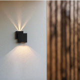 Lutec Rialto Outdoor Wall Up & Down Light - LED Black Wall Lights Lutec 