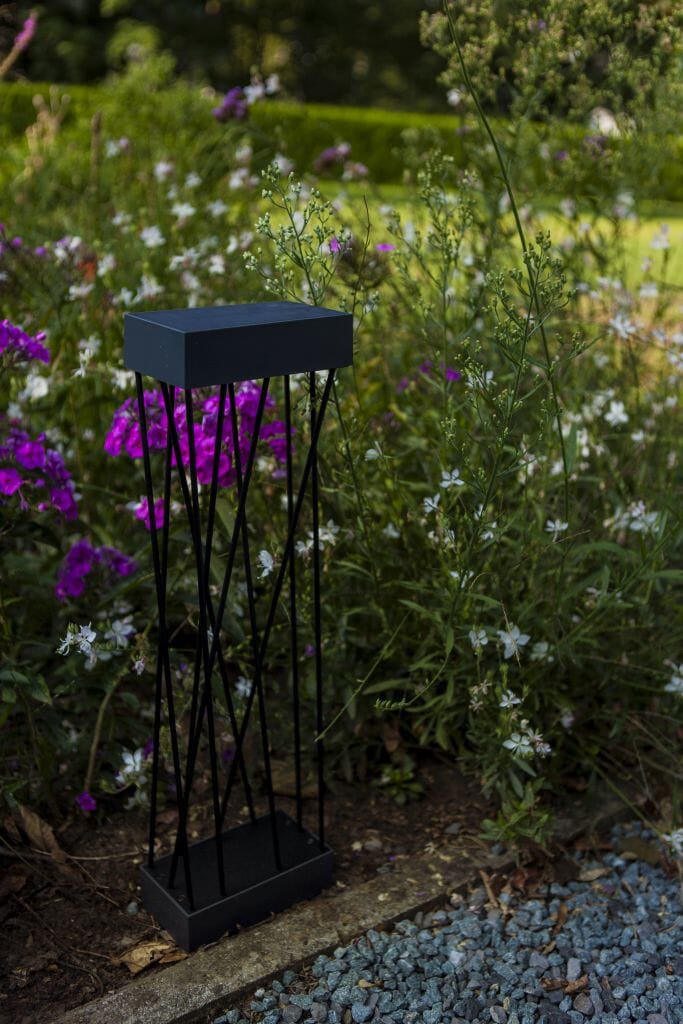 Lutec Spido Solar Bollard Light 3000K - Matt Black Spike Lights Lutec 