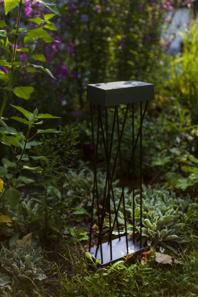 Lutec Spido Solar Bollard Light 3000K - Matt Black Spike Lights Lutec 