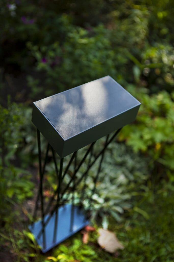 Lutec Spido Solar Bollard Light 3000K - Matt Black Spike Lights Lutec 