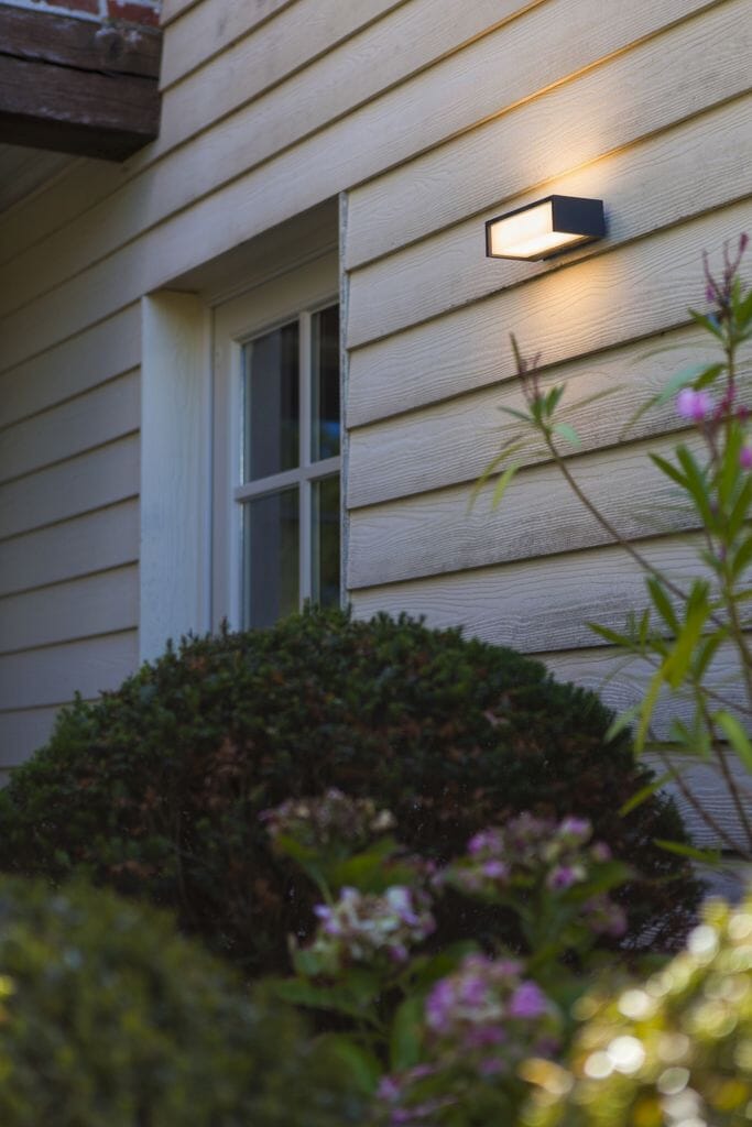 Lutec Telis 11W Solar LED Wall Light with PIR Sensor 3000K - Dark Grey Wall Lights Lutec 