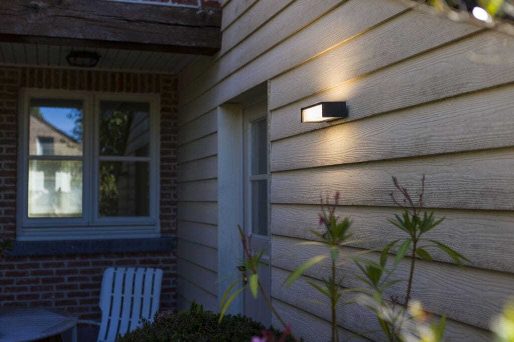 Lutec Telis 11W Solar LED Wall Light with PIR Sensor 3000K - Dark Grey Wall Lights Lutec 