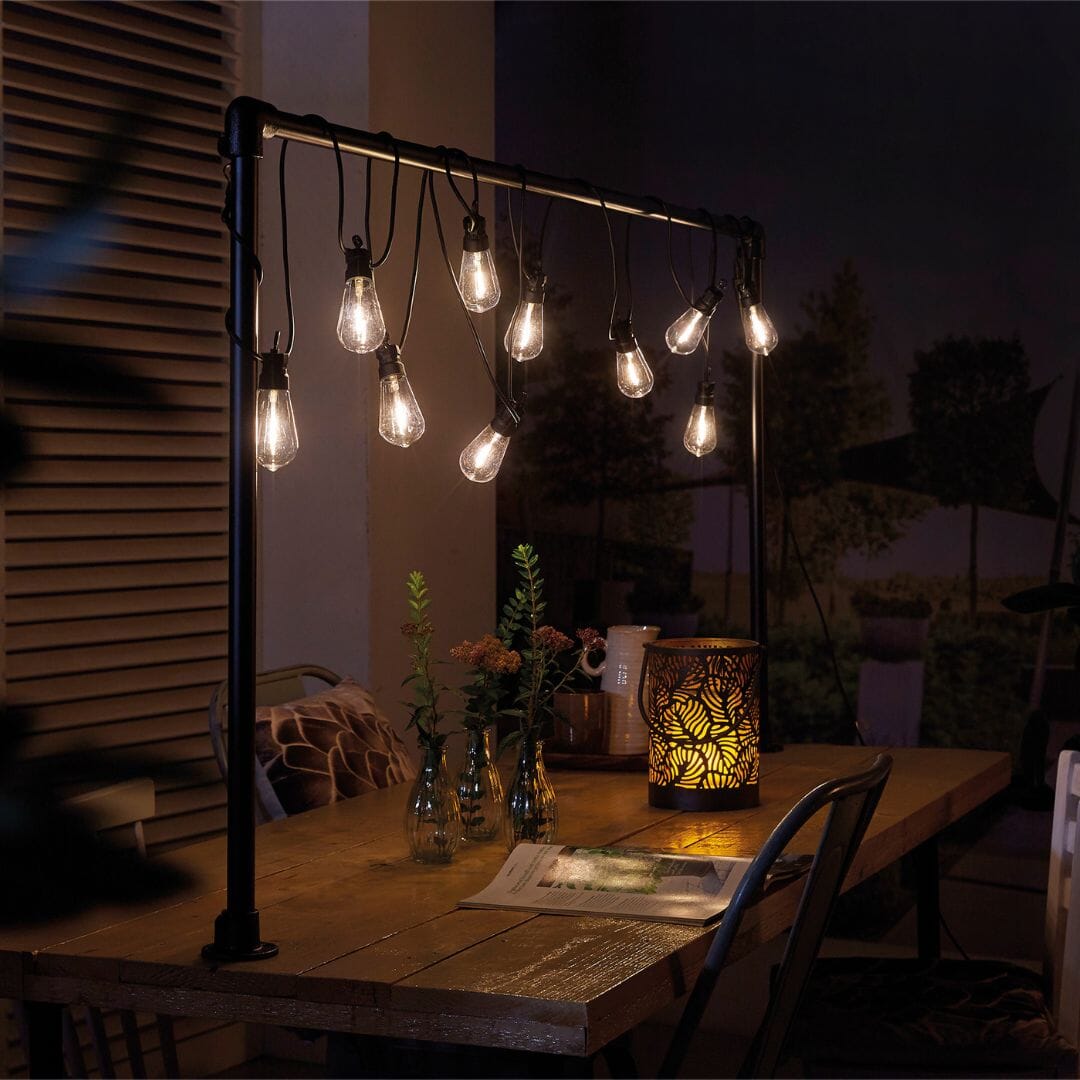 Luxform Lighting Hawaii Festoon Lights with Warm White Bulbs - 10 Pack Festoon Lights Electrovision