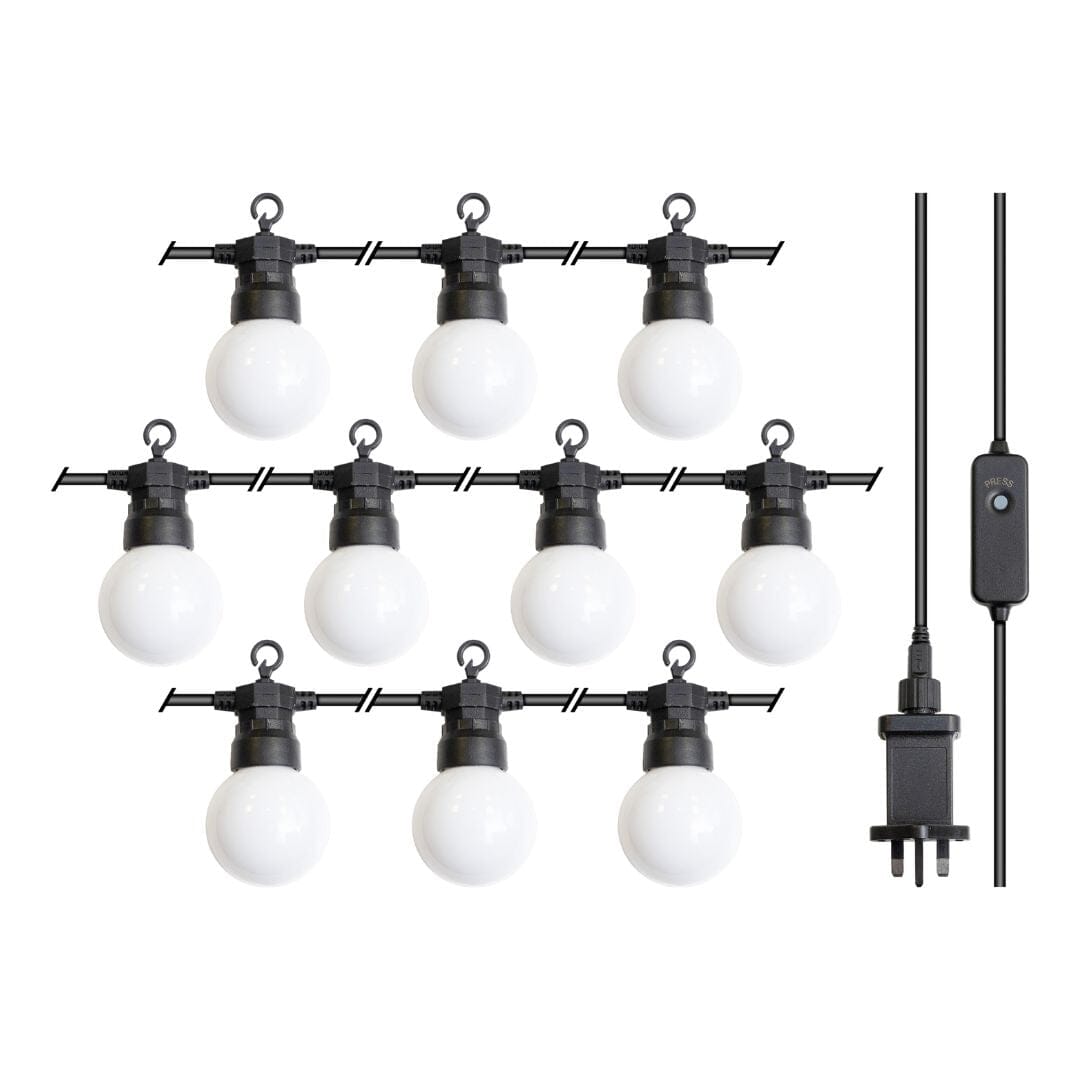Luxform Lighting LF1200 Honolulu LED Festoon Light Set - 10 Pack Festoon Lights Electrovision