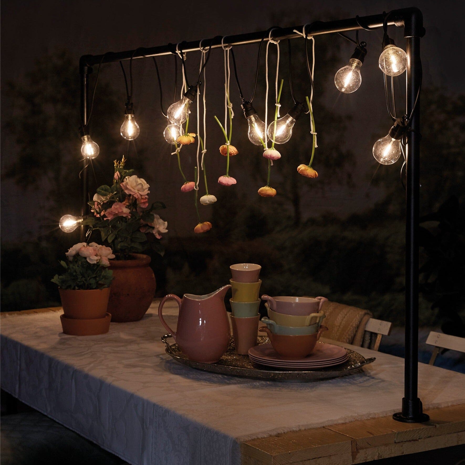 Luxform Lighting Tahiti Festoon Lights Warm White Bulbs - 10 Pack Festoon Lights Electrovision