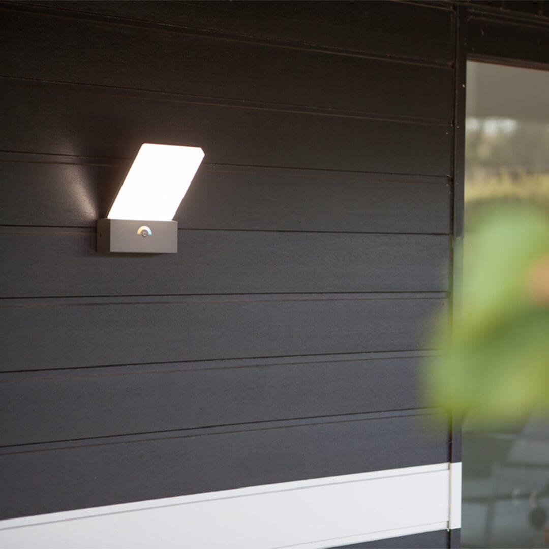Pano Integrated LED Wall Light With Adjustable Cct - Dark Grey Wall Lights Lutec