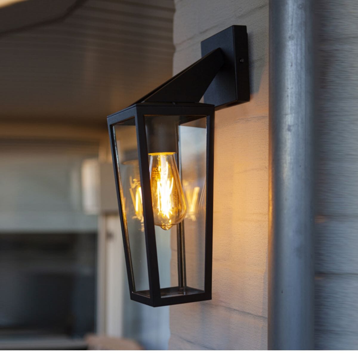 Pine Wall Light - Matt Black Wall Lights Lutec