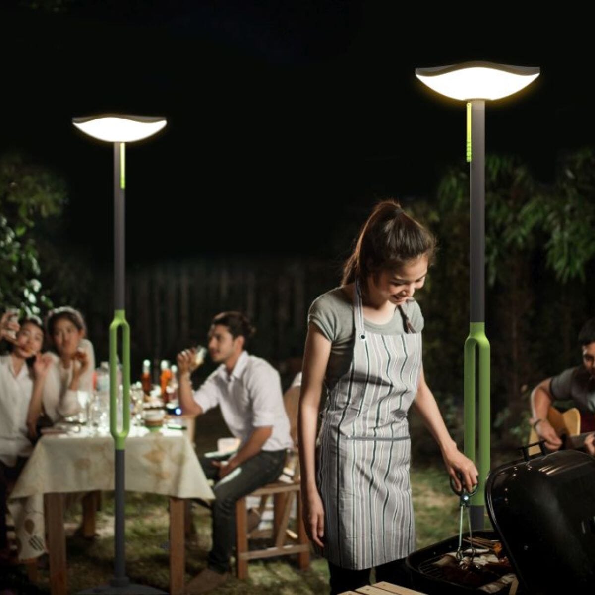 Poppy Solar Portable Post - Dark Grey Solar Lights Lutec