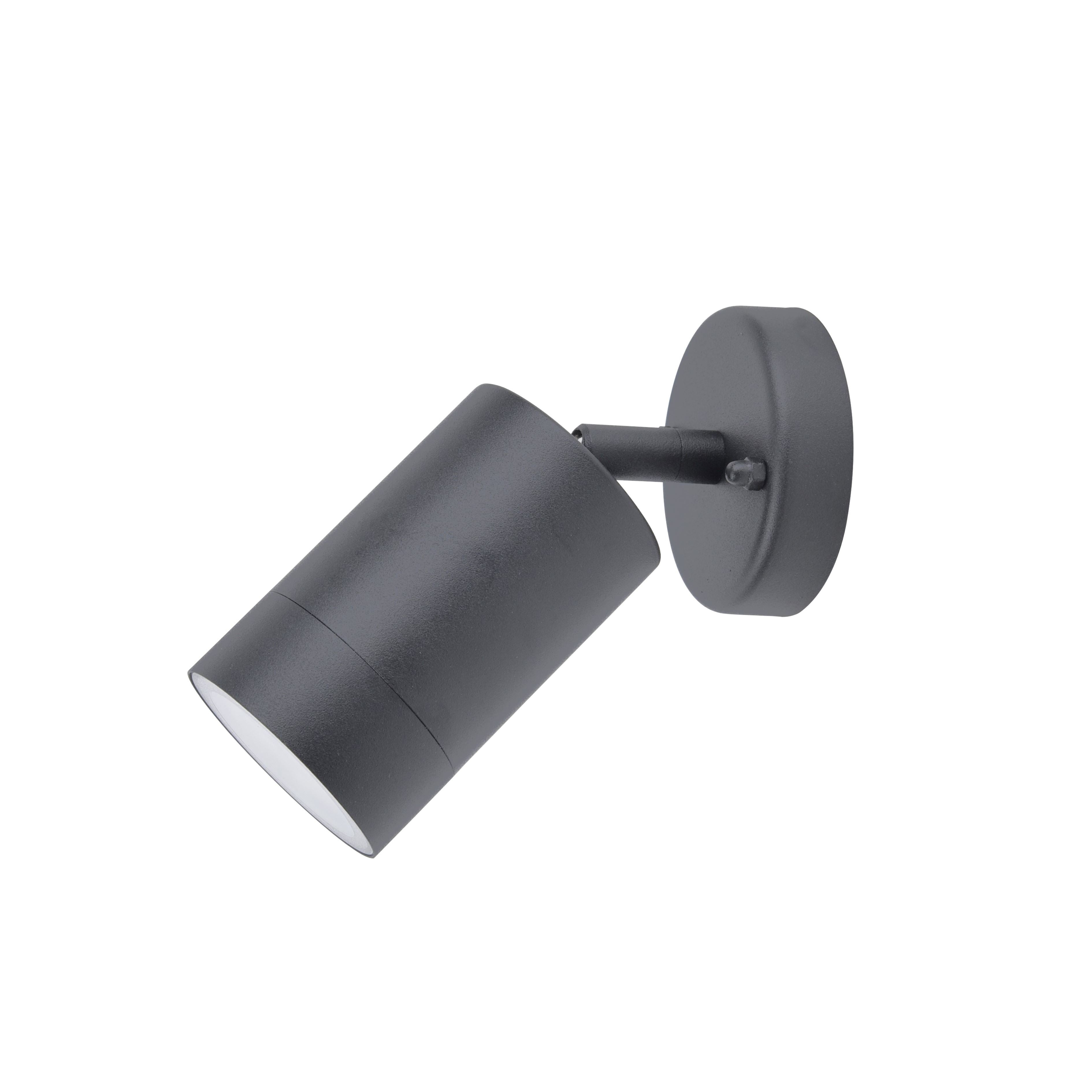 Rado Adjustable Wall Light IP44 - Black Graphite Wall Lights Lutec