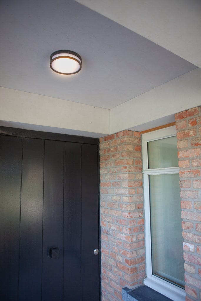 Rola Integrated LED Wall Light - Matt Black Wall Lights Lutec