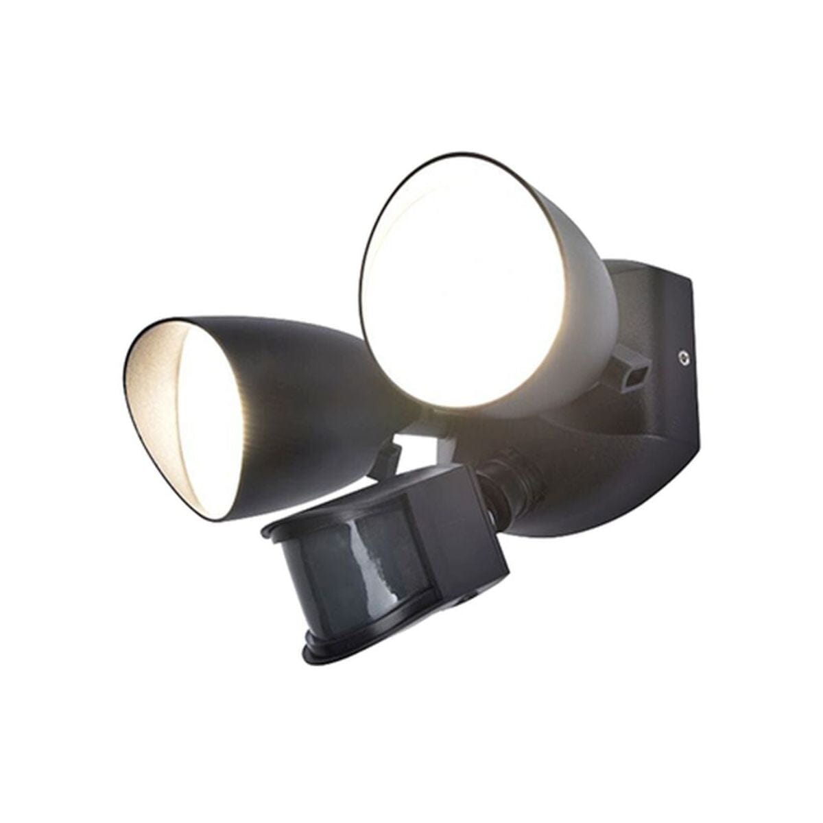 Shrimp Wall Light With PIR Sensor - Matt Black Wall Lights Lutec