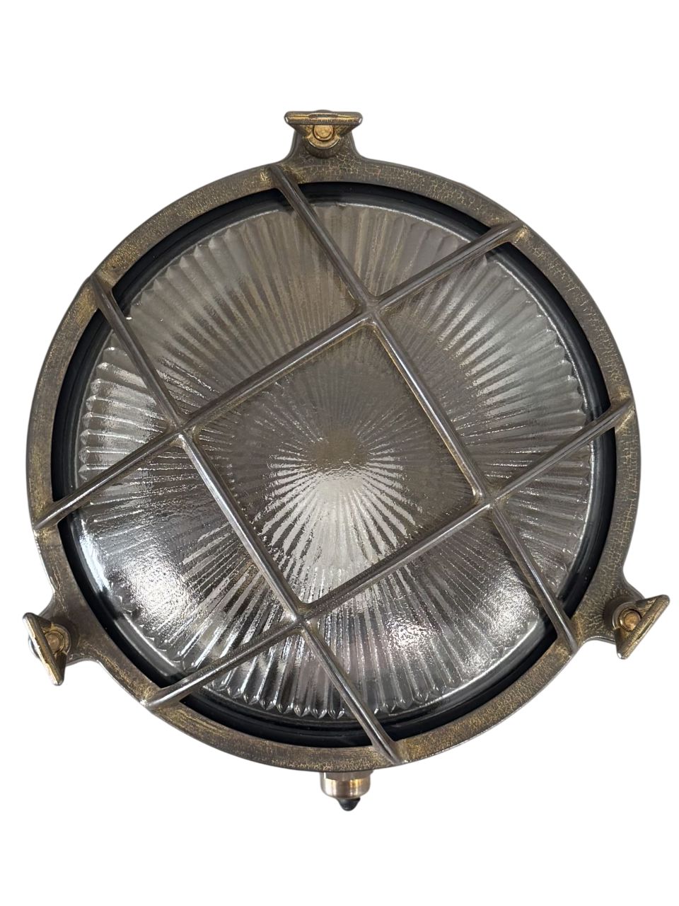 Small Cabin Bulkhead (Antique Brass) Wall Lights Navigator 