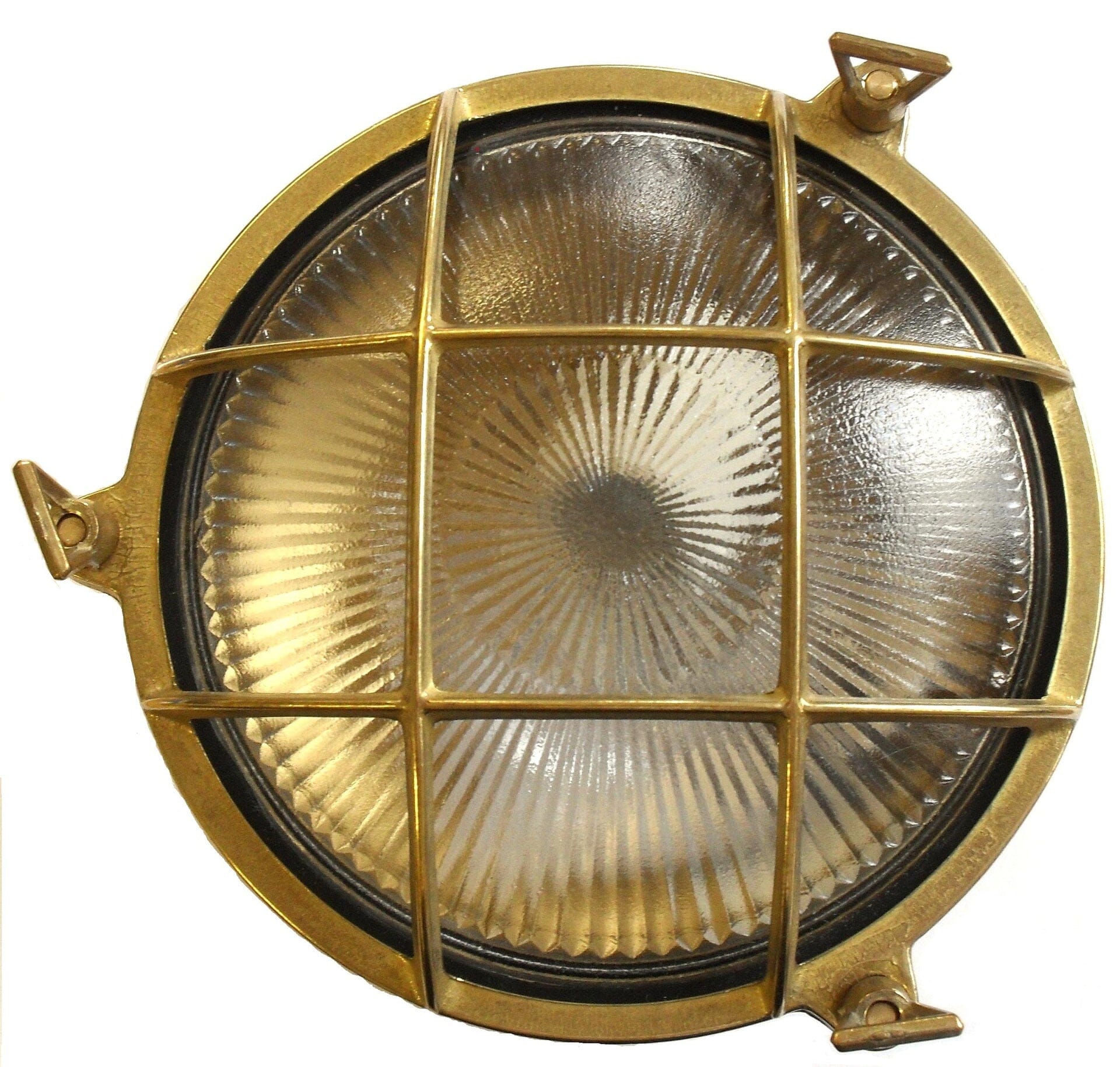 Small Cabin Bulkhead (Raw Brass) Wall Lights Navigator 