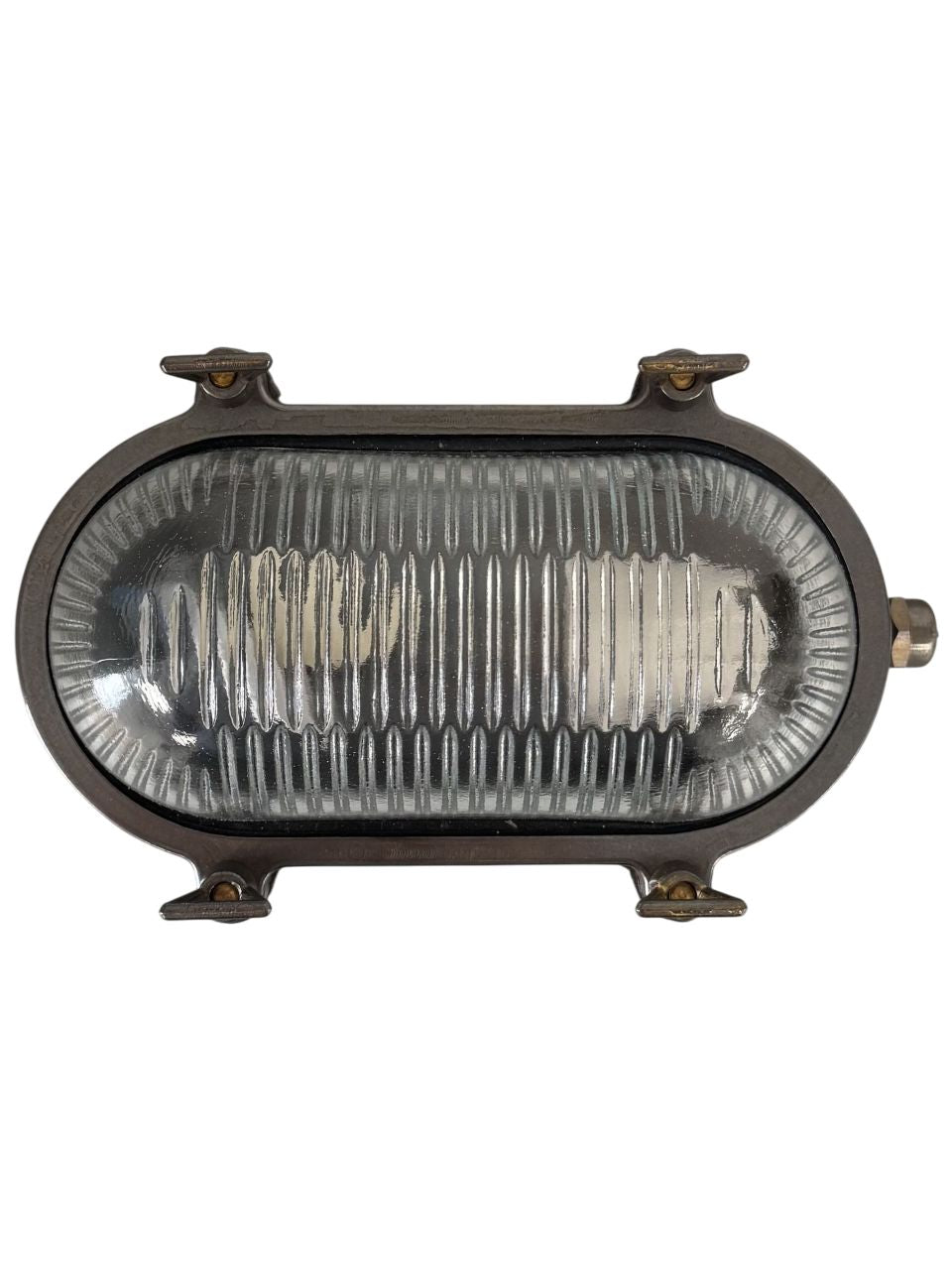 Small Siren Bulkhead (Antique Brass) Wall Lights Navigator 