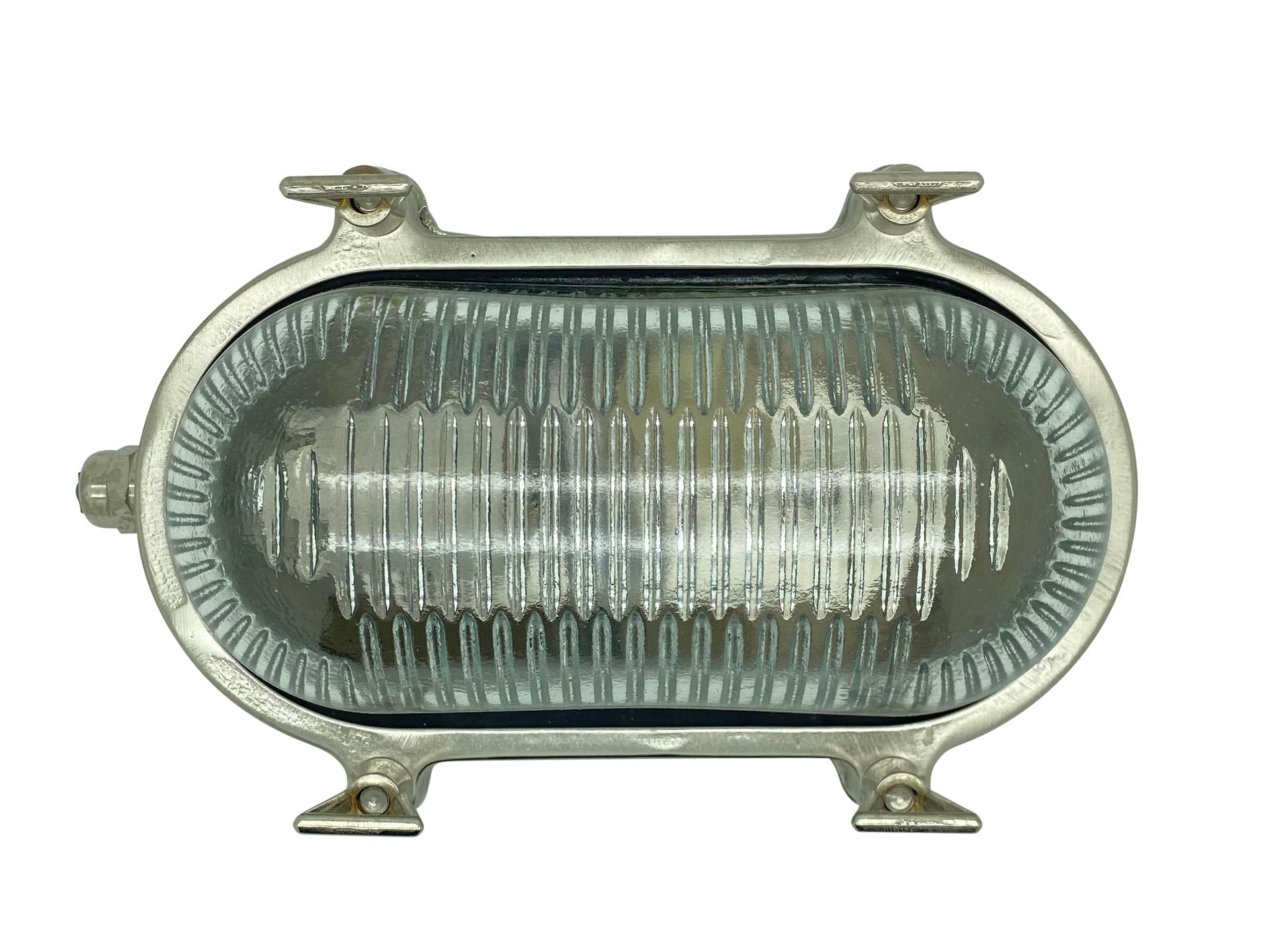 Small Siren Bulkhead (Satin Nickel) Wall Lights Navigator 