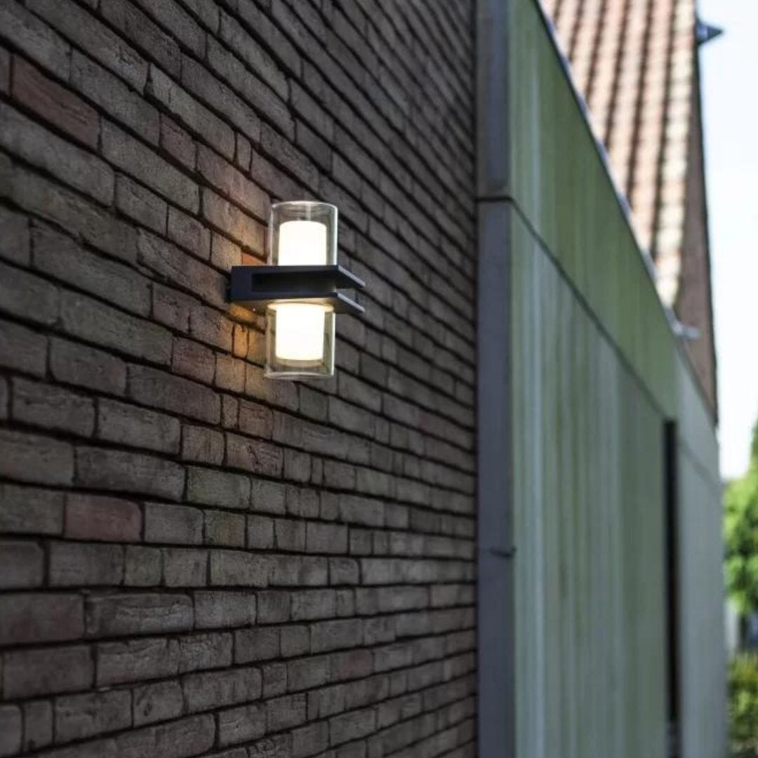 Tango Integrated LED Wall Light - Dark Grey Wall Lights Lutec 